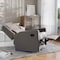 Flash Furniture Cash Swivel Glider Rocker Recliner Chair, Manual 360 Degree Swivel Recliner, Dark Gray Upholstery CY-RAC-536-DKGRY-GG - alternate 10